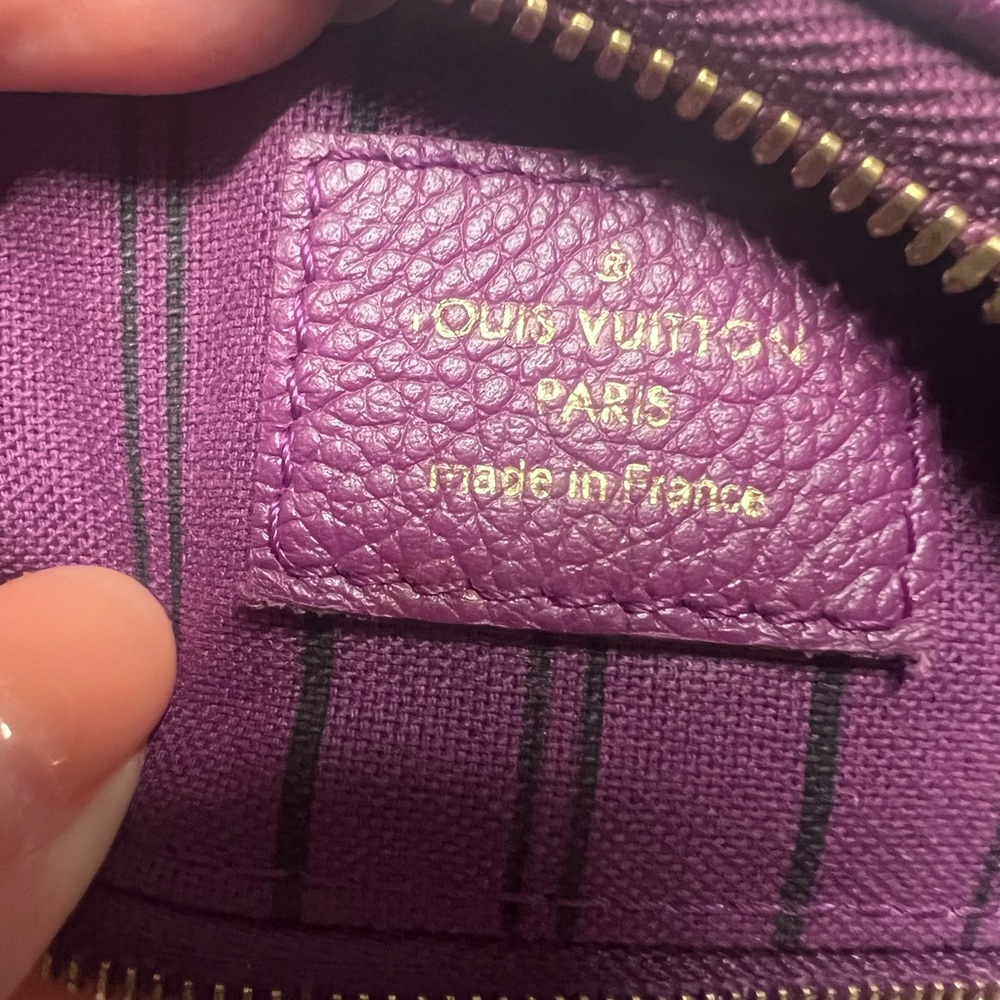Louis Vuitton amethyst speedy empreinte  30 bag AUTHENTIC - Picture 15 of 15